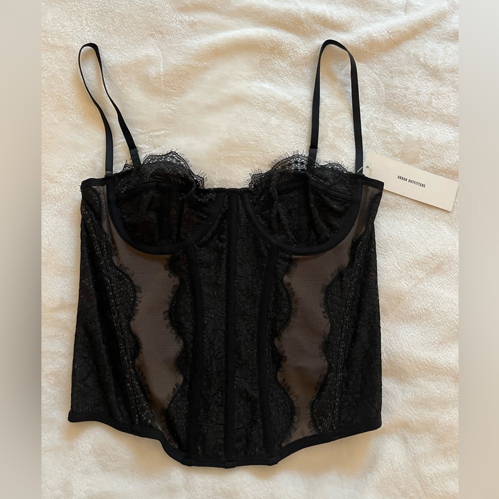 NWT. Urban Outfitters • Out From Under Modern Love Corset